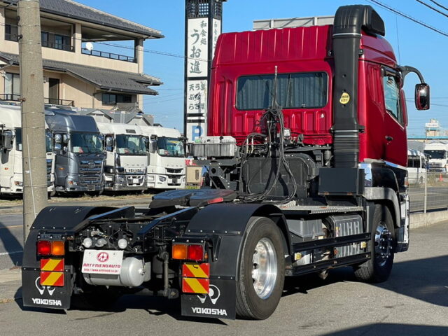 【1304】H30　17スーパーグレート　ハイルーフ　トレーラーヘッド　第5輪荷重11,500kg　ブタ鼻付