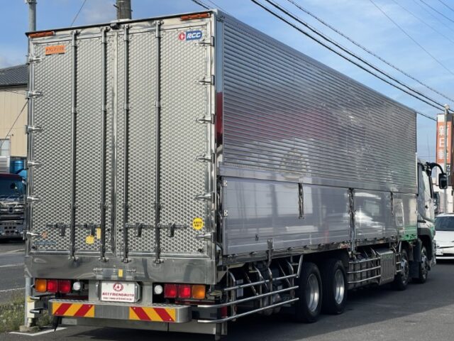 三菱ふそう　17スーパーグレート　冷凍ウィング　ジョルダー4列　キーストン