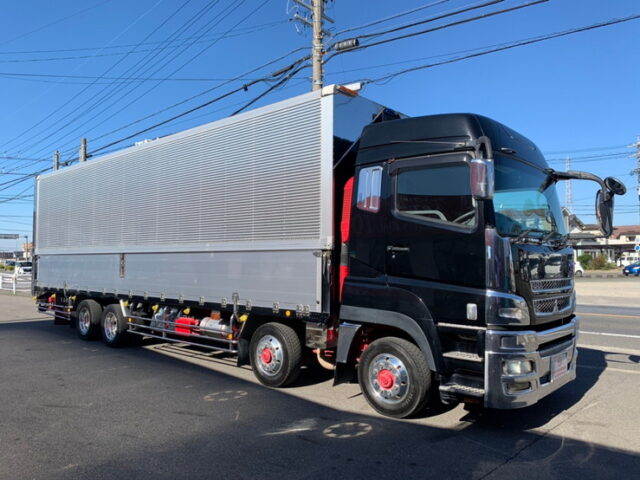 【1292】H21　スーパーグレート　ハイルーフ　ハイキャブ　ウィング　跳上ゲート付　国産エンジン