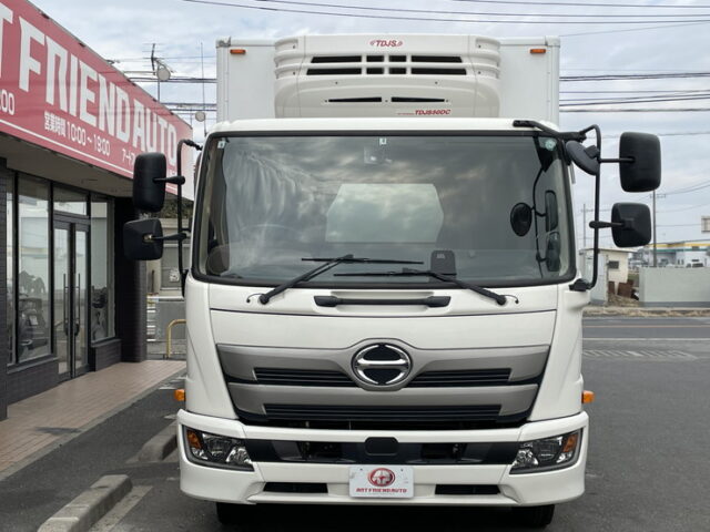 日野：17レンジャー：6200ワイド：冷凍バン：格納ゲート付：エアサス：ジョロ4キーストン