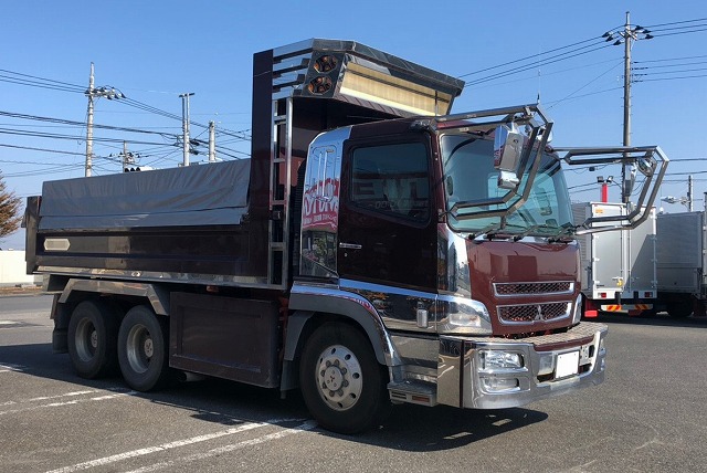 【287】三菱ふそうスーパーグレート　ダンプ　新明和　カスタム多数