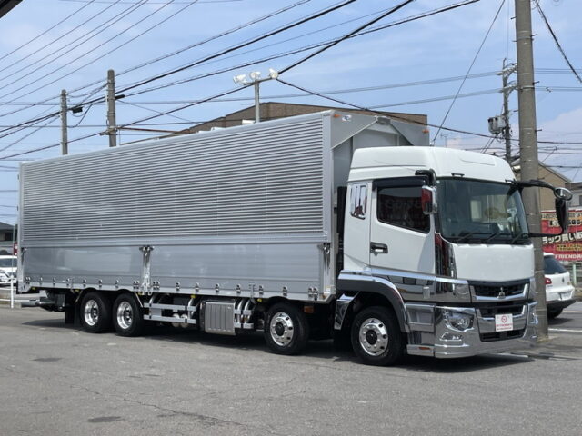 17スーパーグレート　未使用　ハイルーフ　ウィング　格納ゲート　総輪エアサス　プレミアムライン　