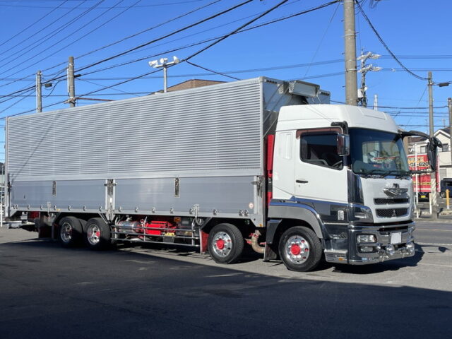 スーパーグレート　ハイルーフ　ウィング　架装多数　格納ゲート付　センターローラー