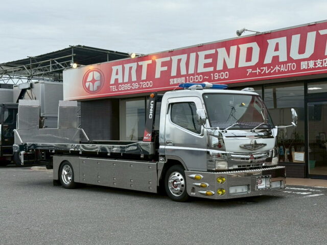ブルーテックキャンター：積載車：架装多数：古河ユニック：デュオニック：150馬力