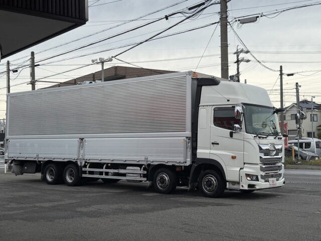 日野:17プロフィア:ハイルーフ:ウィング:ボルスターステンレス:7速MT