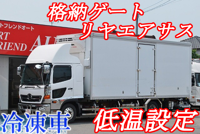【435】日野レンジャー　冷凍バン　格納ゲート　リヤエアサス