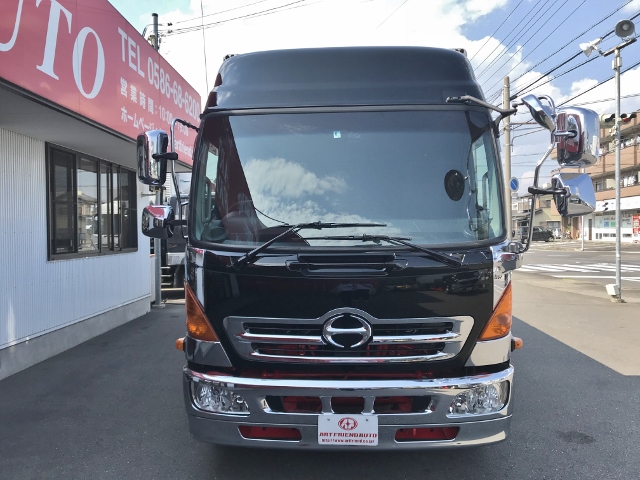 【282】日野レンジャープロ　セミワイド　平ボデー　ハイルーフ