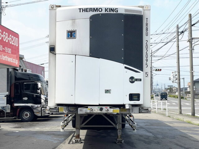 日野　17プロフィア　ハイルーフ　冷凍コンテナトレーラーセット　サーモキング前壁冷凍
