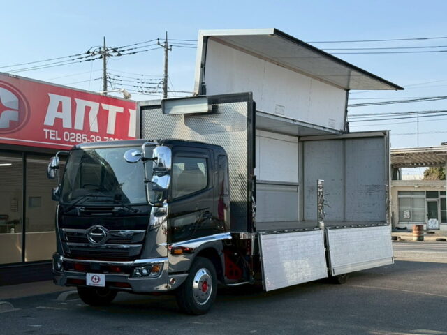 日野：17レンジャー：冷凍ウィング：造りボディ：6700ボデー：セミワイド：TDS40DX