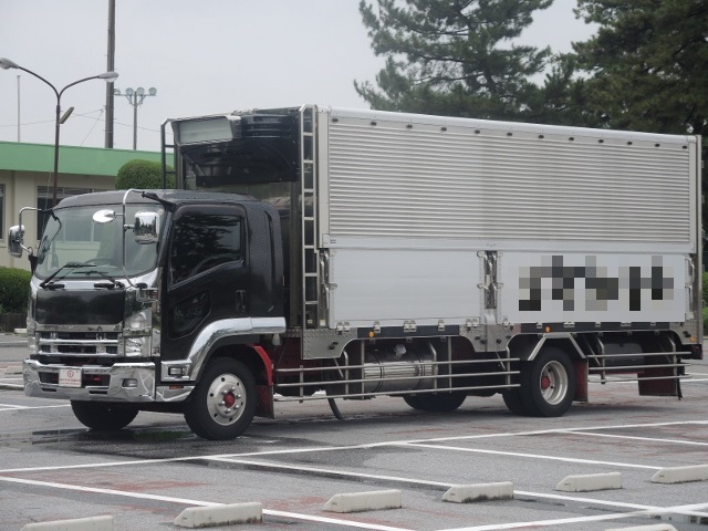 H23　いすゞ　07フォワード　冷凍ウィング　セミワイド　造りボデー