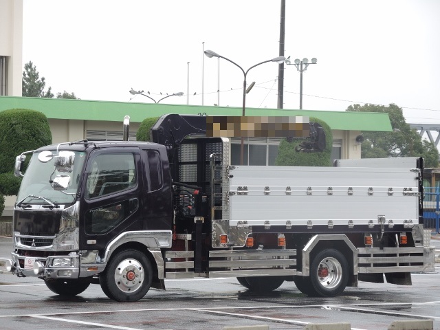 H19 三菱ふそう　ベストワンファイター　造り平ボデー　ユニック車