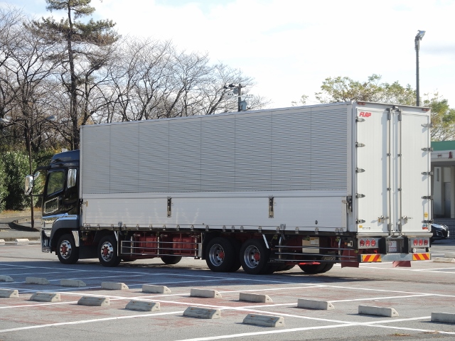 Ｈ２４　三菱ふそう　スーパーグレート　ハイルーフ　４軸低床　リアエアサス
