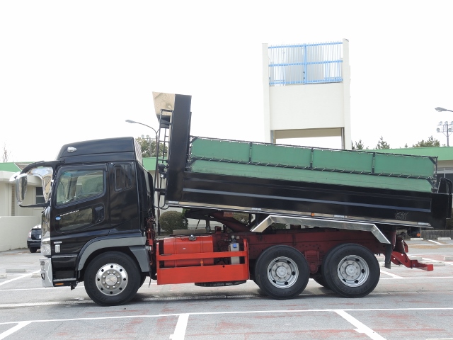 H20 三菱ふそう　スーパーグレート　ダンプ　本革パワーシート