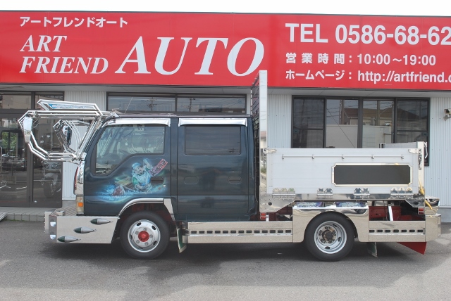 H14　ニッサンディーゼル　アトラス　Wキャブ　デコトラ