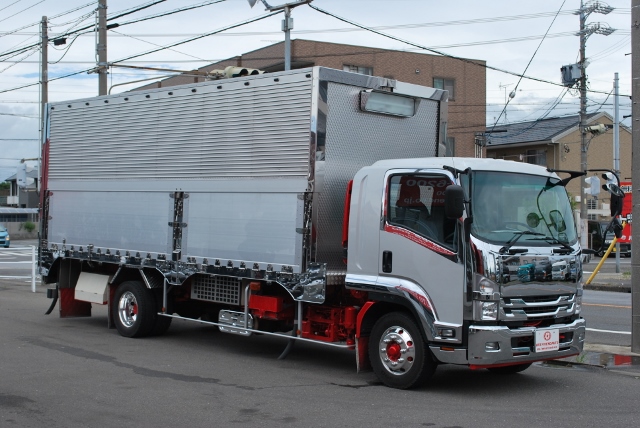 【137】いすゞフォワード　冷凍ウイング　増トン　造りボデー