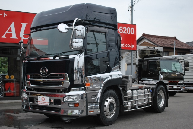 H23 クオン　トレーラーヘッド　ハイルーフ　リアエアサス