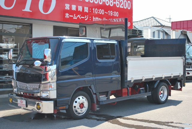 H24 　三菱ふそう　ブルーテックキャンター　平ボディWキャブ