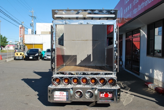 【158】三菱ふそうキャンター　Ｗキャブ　平ボデー　カスタム車