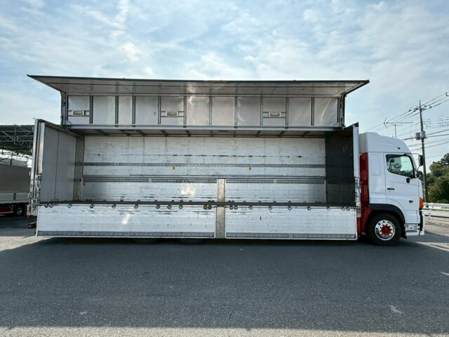 日野:グランドプロフィア:ステンレス架装:ボディ載せ替え