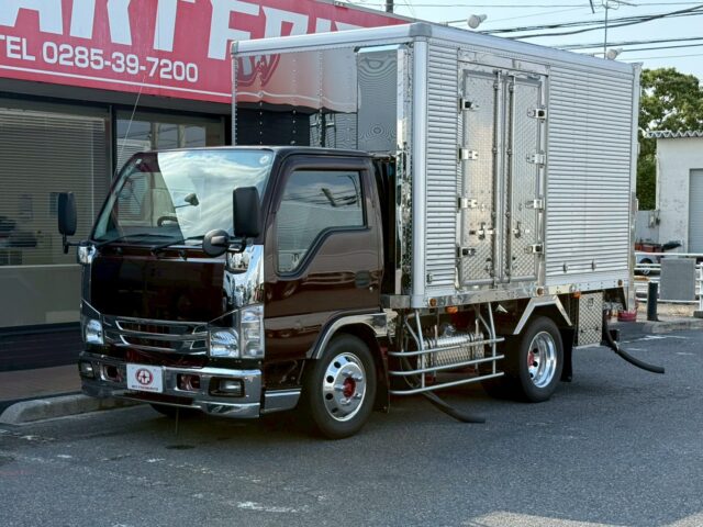 エルフ:冷凍バン:庫内ステンレス張り:アルミホイール:カスタム多数