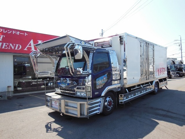 三菱　ファイター　冷蔵冷凍車　三菱製冷凍機搭載