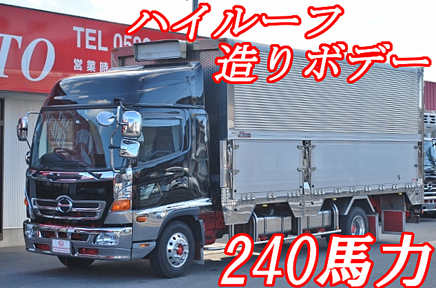【188】日野レンジャー　アルミウイング　造りボデー　ハイルーフ