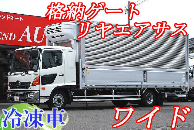 【279】日野レンジャー　ワイド　冷凍ウイング　格納ゲート付　リヤエアサス