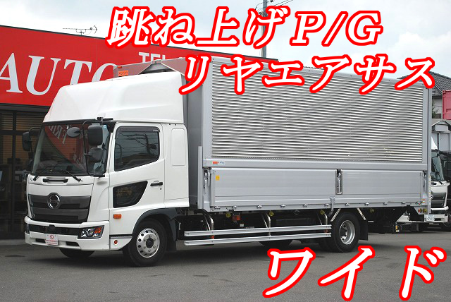 【494】日野　レンジャー　ワイド　アルミウイング　跳上ゲート　リヤエアサス