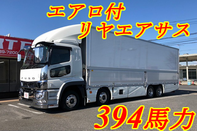 【308】三菱ふそうスーパーグレート　低床　パネルウイング　リヤエアサス　エアロ車
